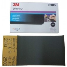 3M 02045  P2500 Наждачная водостойкая бумага 401Q "Magic"