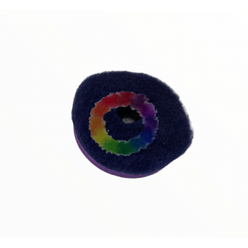 Zvizzer шерстяной круг, ворс 15 мм "Doodle" Wool-Pad, black 15mm, 80мм